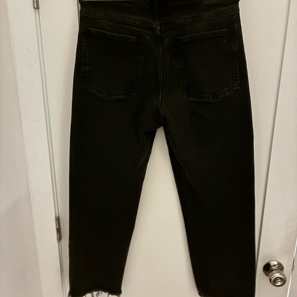 Everlane The Way High -Black High Rise Straight Leg Jeans - Picture 5 of 8